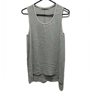 Transit Par Such Sleeveless Top Silk Blend Gray Women’s Size 2